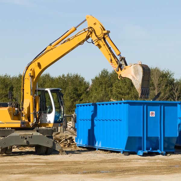 how many times can i have a residential dumpster rental emptied in Mathias